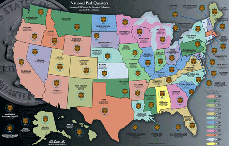 H E Harris National Park Quarters Traditional Map 