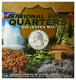 National Park Quarters Foam Map