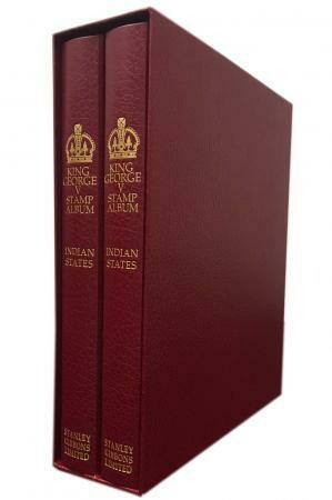 Stanley Gibbons King George VI Indian States Stamp Album Set 1936-1952