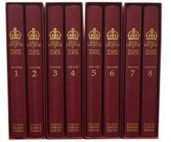 Stanley Gibbons King George V Great Britain Stamp Album Set 1910-1936