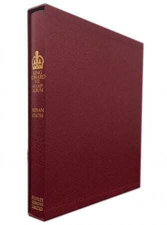 Stanley Gibbons King Edward VII Indian States Stamp Album Set 1901-1910