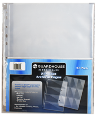 Guardhouse Shield 2 Pocket Polypropylene Pages - 10 pack
