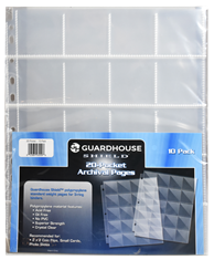 Guardhouse Shield 20 Pocket Polypropylene Pages - 10 pack