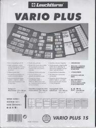 Lighthouse Vario Plus Pages -- Pack of 5 -- Black, Description: 1 Row Pages
