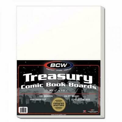 BCW Comic Backing Boards - Treasury