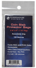 Graded Coin Slab Protector Bag - Resealable