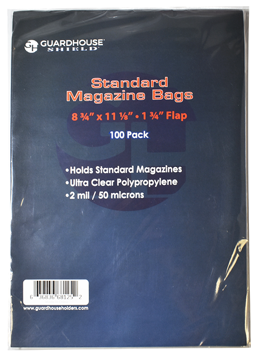Guardhouse Shield Bag for Standard Magazines - 8 3/4 x 11 1/8 + 1 3/4 flap