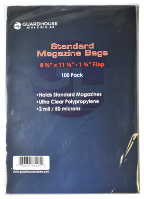 Guardhouse Shield Bag for Standard Magazines - 8 3/4 x 11 1/8 + 1 3/4 flap