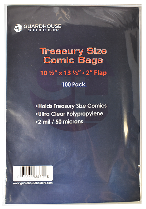 Guardhouse Treasury Comic Book Bags