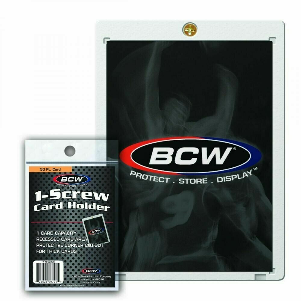 BCW 1-Screw Thick Card Holder - 50 Point