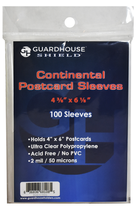 Guardhouse Continental Postcard Sleeves