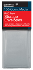 Whitman PVC Free Storage Envelopes - Medium