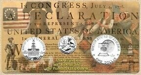 Specialty Sets Card and Sleeve - Bicentennial 3 Piece Specialty Sets Card and Sleeve - Bicentennial 3 Piece