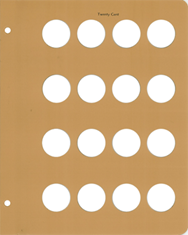 Dansco Extra Page - Twenty Cent Peice