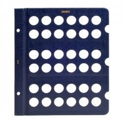 Whitman Album Blank Pages - Dime