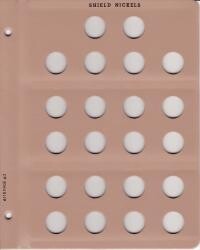 Dansco Extra Page -  Shield Nickels