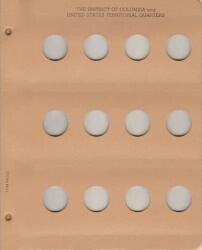 Dansco Extra Page -  The District of Columbia and US Territorial  Quarters