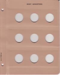 Dansco Extra Page -  Bust Quarters