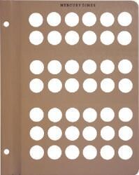 Dansco Extra Page - Mercury Dimes Dansco Extra Page - Mercury Dimes