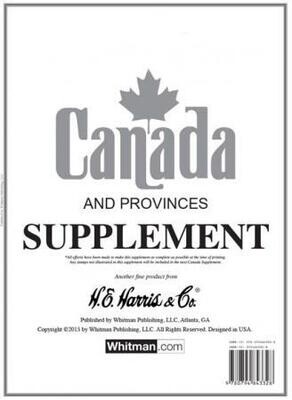 HE Harris Stamp Album Supplement -- 2017 Canada Supplement HE Harris Stamp Album Supplement -- 2017 Canada Supplement