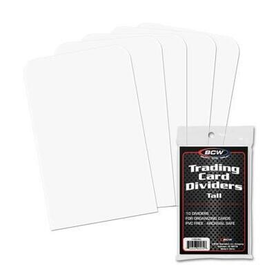 BCW Trading Card Dividers -Tall