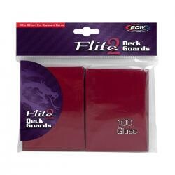 BCW Deck Guard - Elite2 - Glossy Red