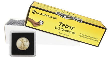 Guardhouse Tetra 2x2 Snaplocks -- 1/2 Ounce Gold Eagle