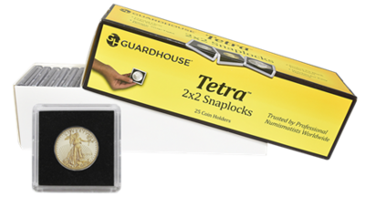 Guardhouse Tetra 2x2 Snaplocks -- 1/2 Ounce Gold Eagle
