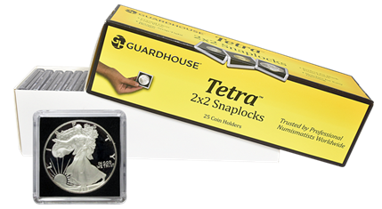 Guardhouse Tetra 2x2 Snaplocks -- Silver Eagles