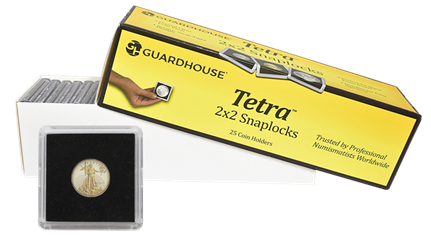 Guardhouse Tetra 2x2 Snaplocks -- 1/10 Ounce Gold Eagles
