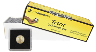 Guardhouse Tetra 2x2 Snaplocks -- 1/10 Ounce Gold Eagles