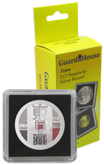 Guardhouse Tetra 2x2 Snaplocks - Silver Rounds