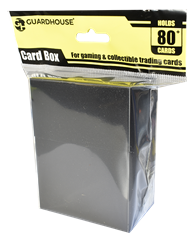 Flip-top Card Box with Header Card - Black Flip-top Card Box with Header Card - Black