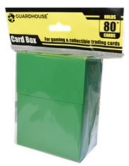 Flip-top Card Box with Header Card - Green