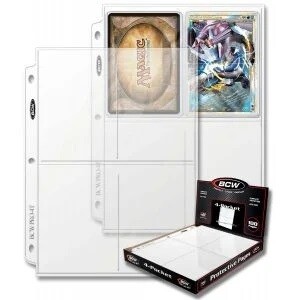 BCW Polypropylene Pages 4-Pocket
