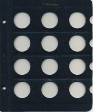 Whitman Album Blank Pages -  32 MM