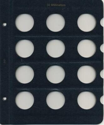 Whitman Album Blank Pages - 32 MM Whitman Album Blank Pages - 32 MM