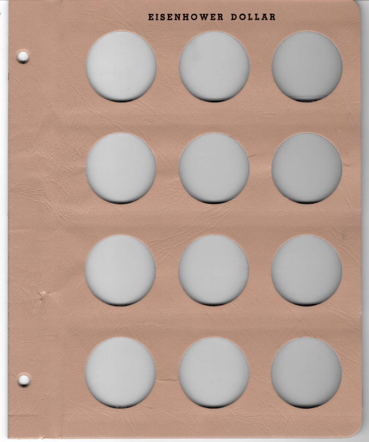 Dansco Extra Page -  Eisenhower Dollar