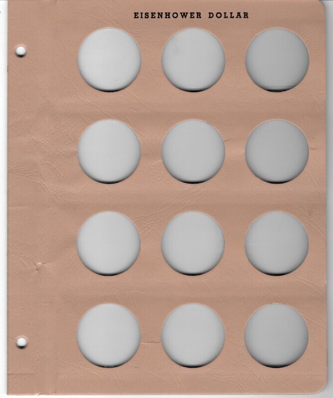 Dansco Extra Page -  Eisenhower Dollar