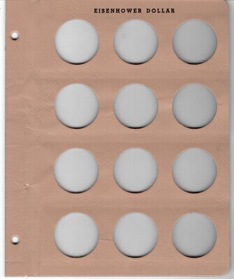 Dansco Extra Page -  Eisenhower Dollar