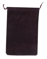 Velour Drawstring Pouch - 5x7.5 - Maroon - Pack of 25