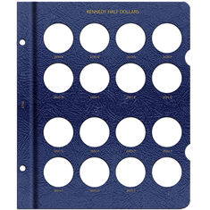 Whitman Album Blank Pages - Half Dollar- Starting 2019