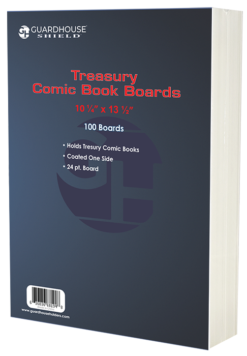 Guardhouse Treasury Comic Backing Boards (10 1/4 x 13 1/2) - 100 pack Guardhouse Treasury Comic Backing Boards (10 1/4 x 13 1/2) - 100 pack