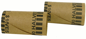 Preformed Coin Wrappers  - Half Dollar