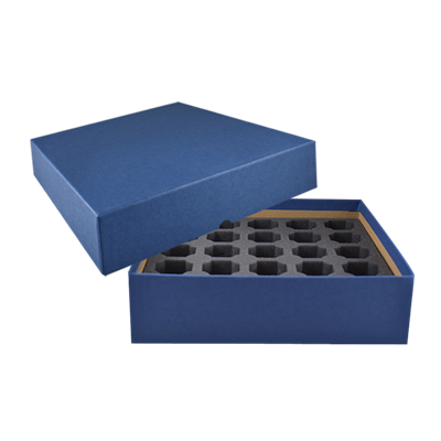 Coin Tube Storage Box with Foam Insert- 500oz Medallion Tube - Holds 25 Tubes