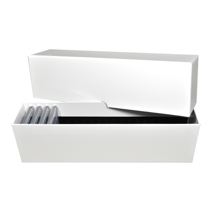 Guardhouse Slab Storage Box - Holds 20 Certified Coins - White Guardhouse Slab Storage Box - Holds 20 Certified Coins - White