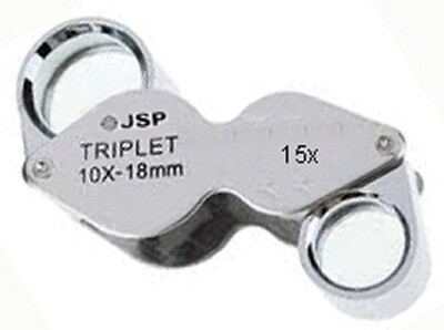 JSP - TWIN LENS LOUPE 10x x20mm & 15x x16mm