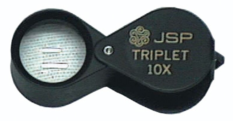 JSP - 10X Hastings triplet jeweler’s loupe -Black Plated