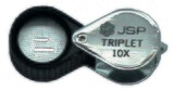 JSP - 10X Hastings Loupe Rubber Coated triplet - Chrome Plated