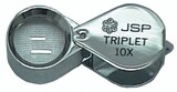 JSP - 10X Hastings triplet jeweler’s loupe -Chrome Plated